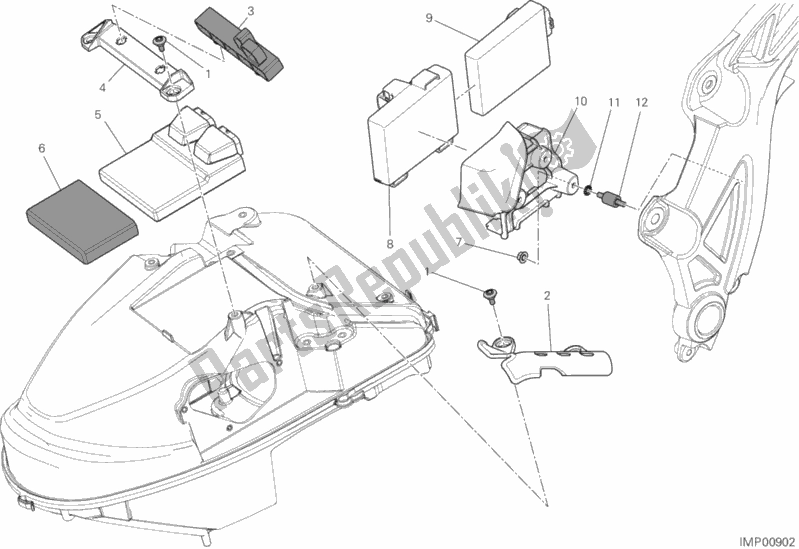 Toutes les pièces pour le Unité De Contrôle Moteur du Ducati Diavel Carbon FL 1200 2016